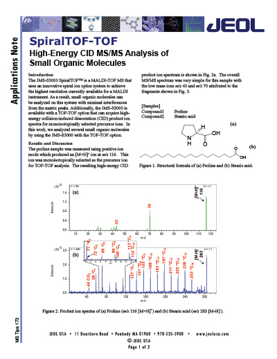 Apps Note Small Molecule High Energy CID
